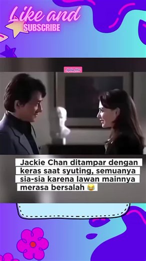 Jacky Chan Ditampar Secara Tak Sengaja