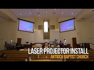 LASER PROJECTOR INSTALL | Antioch Baptist Church