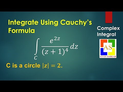 Solving Complex Integrals with Cauchy's Formula: Evaluating e2z / (z+1)4 Around |z| = 2