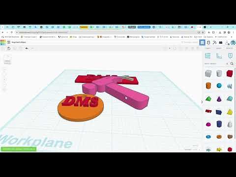 Designing a keychain for 3D printing