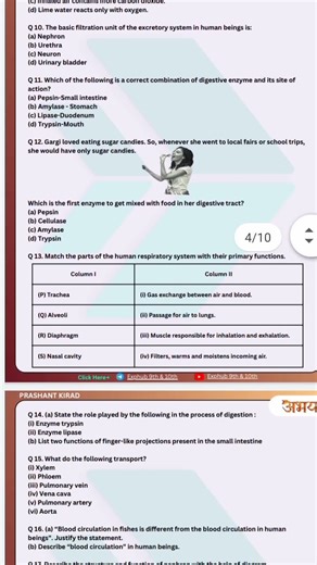 class 10 ch life process NYQ @parshant_kirad