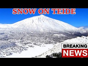 TENERIFE TODAY - Heavy snowfall on Teide ❄️ 13 December 2025
