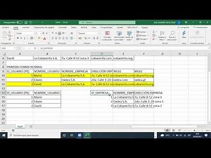 17.1-EJEMPLO DE NORMALIZACIÓN DE TABLAS 1FN, 2FN, 3FN