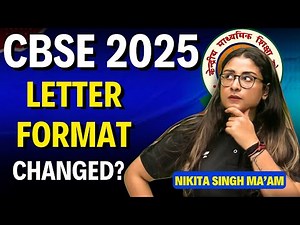 CBSE 2025 Update 🔥 Class 10 /12 ✅ Letter to Editor Format Changed😱 | Writing Skills | Nikita Ma'am