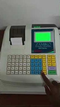 Full Overview of Zamiko Cash Register Machine | Features & Functions