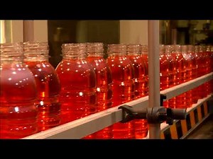 LiquiForm® machine in action-from preform to filled bottle