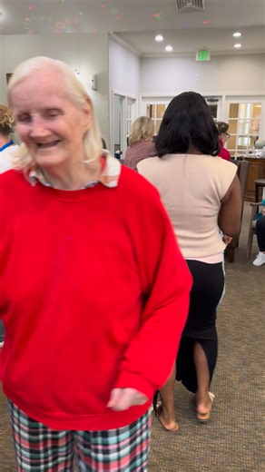 Senior living community residents dancing and having fun to the classics! #SeniorLiving #Seniors #Wholesome #Dancing #Love ￼ | Andy Goin Music