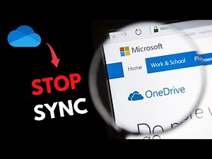 How to Stop One Drive Sync on PC 2025?