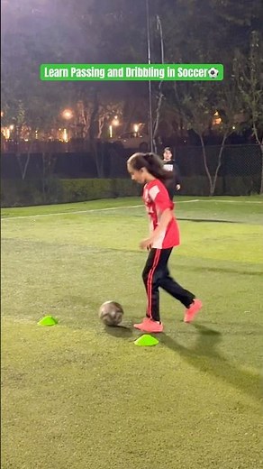 Learn Passing and Dribbling in ⚽️ #dribbling #passing #passingdrill #soccerdrills #ballcontrol#fyp