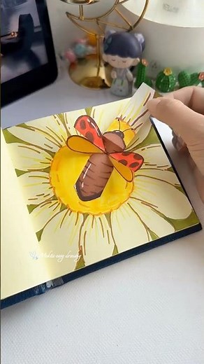 Creative Art 🐞✨#shorts #art #drawing #youtubeshorts #youtubeshorts