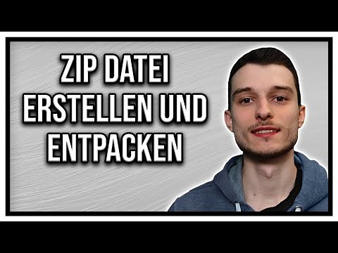 Zip Dateien erstellen und entpacken bei Windows 10 11 Computer