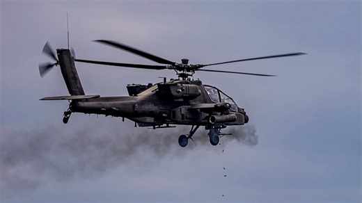 Production Of AH-64 Apache's New Counter-Drone Cannon Shell Ammunition Ramping-Up