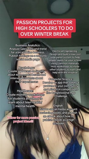 Win win fr 🫶💪 Use this time wisely to build your ECs and explore your interests!!! #passionprojects #classof2025 #classof2026 #highschool #collegeapps #studytok #extracurriculars #passionproject