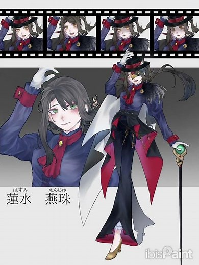 TRPG用キャラ紹介シートメイキング#イラスト #メイキング #立ち絵