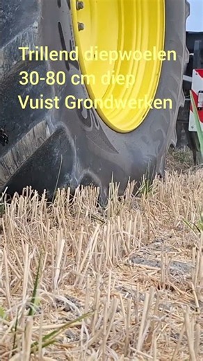 trillend diepwoelen Imants Cultermatic Vuist Grondwerken #farming #bouw #bodem #grondwerk #grond