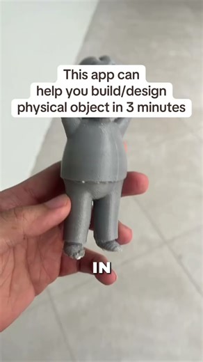 This app help you design any physical object in 3 minutes