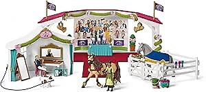 Schleich Horse Club, Horse Sets for Girls and Boys, Big Horse Show with Dressing Tent, Ages 5 and Above