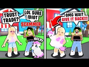 SCAMMING a SCAMMER in ADOPT ME! She BEGGED For Her Pets Back (Roblox Adopt Me)