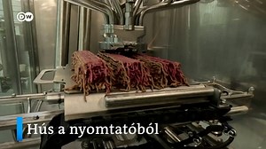 6K views · 58 reactions |  3D-nyomtatott műhússal készül betörni a növényi alapú utánzatok piacára egy izraeli startup. 數 A Redefine Meat (Hús Újragondolva) cég nemcsak arra ügyel, hogy a terméküknek húsíze legyen, a kinézete és a textúrája is igyekszik mindenben az igazit imitálni. #dwbusiness | DW Magyar | Facebook