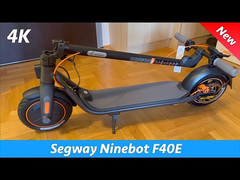 Segway Ninebot F40E Unboxing & FIRST ride in 4K (V2) Electric KickScooter 2023