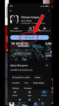 How to download hitman sniper mod apk in android by epic elements #games #unlimitedmoney #gaming