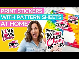 How to Create and Print Stickers on Pattern Sheets