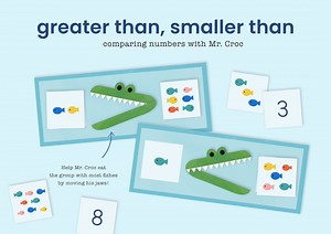 Greater Than Less Than Equal to Number Activity | Comparing Numbers | Math Number Skills | Printable Preschool Homeschool Worksheets - Etsy UK