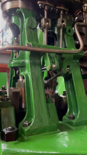 12K views · 276 reactions | A barring engine in full swing! Four small steam engines are used to turn over the triple-expansion engines at Kempton Park for maintenance purposes and to get them started. This particular engine is part of The Lady Bessie Prescott Engine. It’s due a mechanical overhaul hence the clatter. | Kempton Steam Museum | Facebook