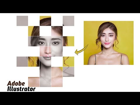 How To Create Puzzle Effect On Illustrator | Adobe Illustrator Tutorial
