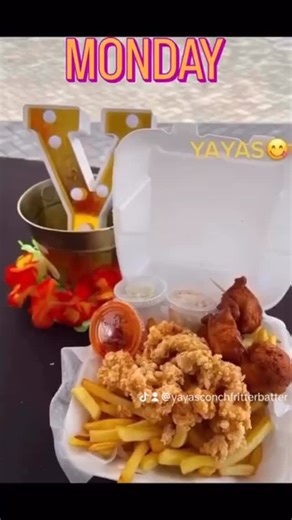 Yayas Conch Fritter Batter 😋😋 on Instagram: "#yayasconchfritterbatter #conchfritters #conchfritterbatter"
