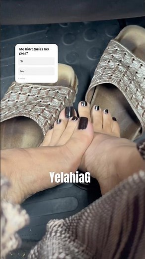 Me ayudarías a hidratarme los pies? YelahiaG