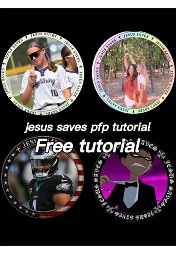 Jesus profile picture frame tutorial - Rainbow PFP guide