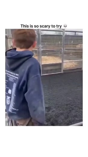 peter__axp_ on Instagram: "This video is absolutelv terrifving to watch and instantly makes vou question whv anvone would even attempt something like this. A cage-like dome structure is shown, desianed with a circular svstem of heavy steel plates rotating continuously at high speed, creating a dangerous moving barrier inside. As soon as a boy enters through the gate, the tension spikes, because the rotating steel plates are already in motion, leaving almost no room for error. Timing becomes ever