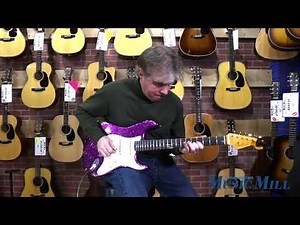 2018 Fender Custom Shop Limited Edition '64 Strat-Magenta Sparkle Relic DEMO