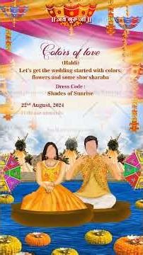 A Fairy tale Destination – Wedding Invitation with Reception #weddinginvitation