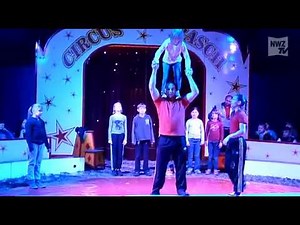 Elementary school students rehearse for big circus performance