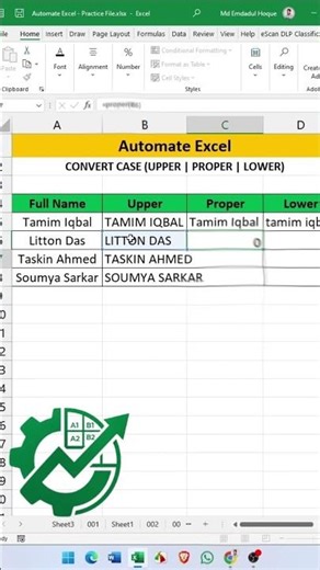 Excel Proper Case Function | Automate Excel