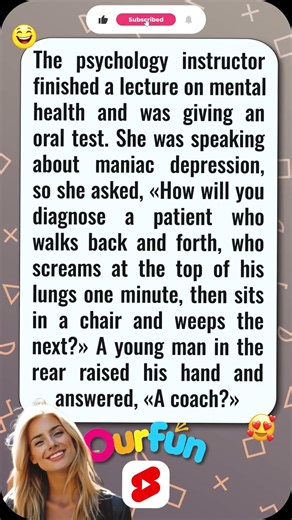 Coach Diagnosis 😂 Psychology Joke 🧠🏈 #jokes #funny #comedy