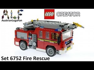 Lego Creator 6752 Fire Rescue - Lego Speed Build Review