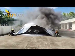 Car fire blanket for EV cars - How to control EV car fire?