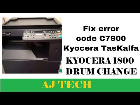 Kyocera 1800/1801/2200/2201 ERROR C7900 Drum Unit ko kaise nikale aur clean kaise kare