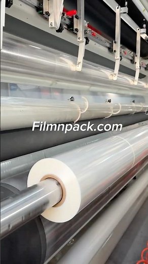 Polyolefin (POF) Shrink Film High Speed Converting Process for Food Packaging #pofshrinkfilm