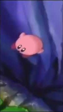 Kirby cayendo con diferentes gritos - meme