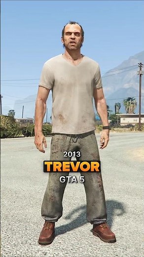 Evolution of Trevor Philips in Grand Theft Auto