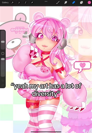 guess my favorite character challenge **IMPOSSIBLE** #digitalart #vocaloid #hatsunemiku #procreate