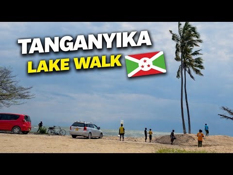 Relaxing Walk by Lake Tanganyika 🇧🇮 | Bujumbura Burundi