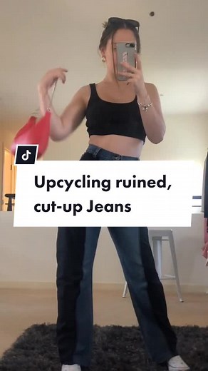 Didn’t think they were even salvageable but damn #ScienceAtHome #thrift #diyfashion