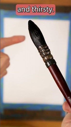 A Great Brush for Watercolor Washes