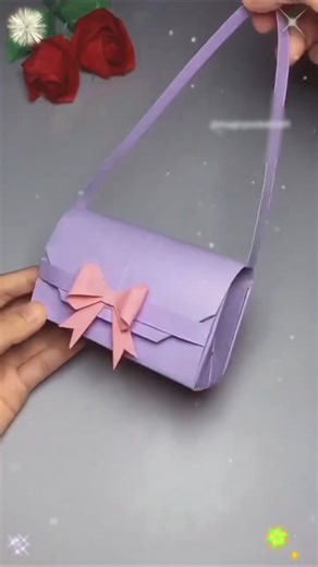 paper making purse 👜//paper hand purse #viral #shorts #ytshorts #papercraft #paperpurse