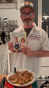 Drool like a canine as you watch me cook from Stephen & Evie McGee Colbert’s new cookbook “Does This Taste Funny?” Spicy Honey Lemon Chicken Thighs! Billy-approved. | Jimmy Kimmel